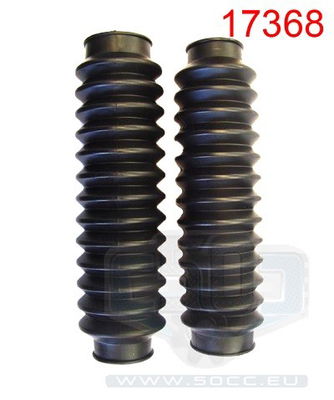 Gummibälgar Tomos svart