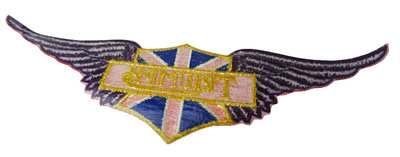 Triumph Patch – Vleugel 32×9 cm – Origineel Jaren 70, VS