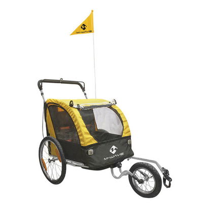 M-WAVE Stalwart Kid 3in1 barn/bagage/jogging cykelvagn