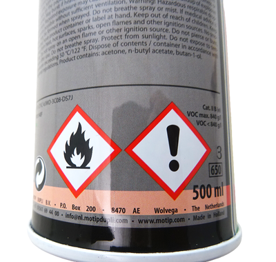 Spray burk vit Motip