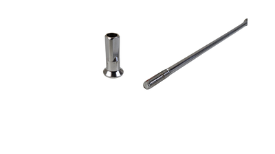 Kromade Ekrar med Nipplar (20 st) – 4,0 x 150 mm (Rak nippel)