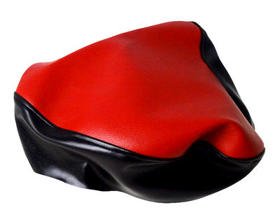 Sadelklädsel Crescent svart/röd – Passar flera modeller