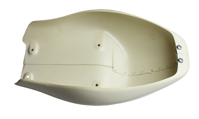 Racing Säte Minibike Polini Vit.