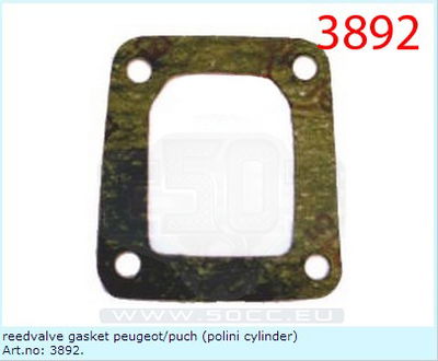 Reedventil packning Tomos / Peugeot/Puch (Polini Cylinder)