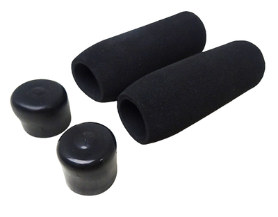 Cellgummihandtag sats svart 24/24 ( mjuk )