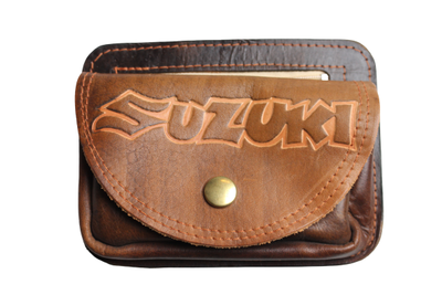 Riemtas – Leder – Suzuki – Bruin