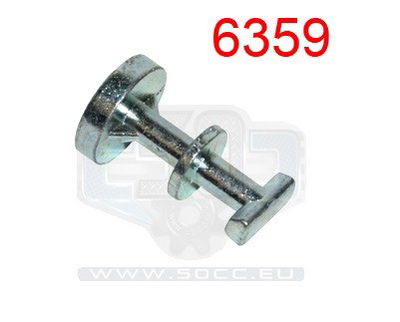 Zijkapbout Piaggio 43mm