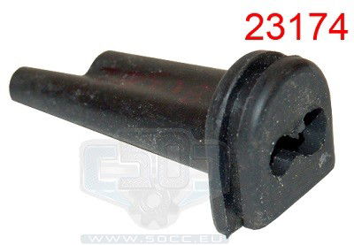 Tändningkabelgenomföring Zundapp 4/5V 2 Hål