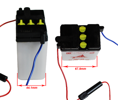 Accu 6V-2A 6N2-2A Honda SS50