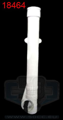 Fram Gaffel Ytre Tub Malaguti Fifty Vänster Vit