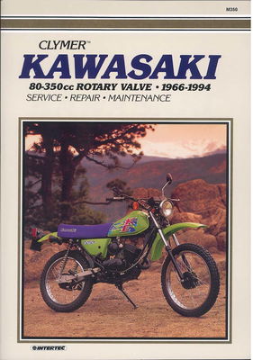 Clymer Reparatiehandleiding KAWASAKI Slide-Feed 80–350cc 1966–2001