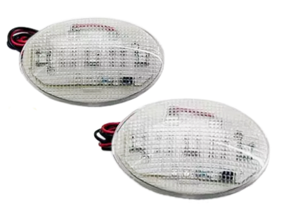 Blinker set 12V universal led transparant