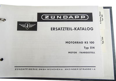 Onderdelen catalogus Zündapp KS100 -v