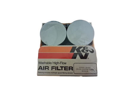 K&N Högeffektfilter Raka 46mm, sats om 4 Honda CB 650