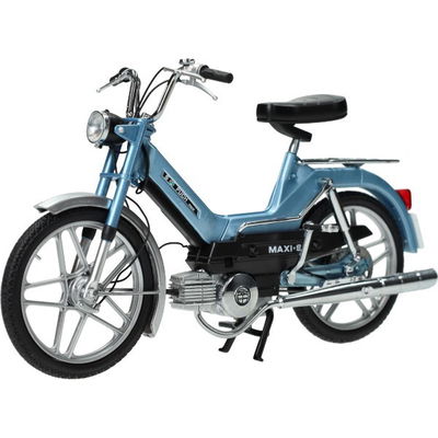 Modellmoped / samlarmoped Puch Maxi ljusblå skala 1:10