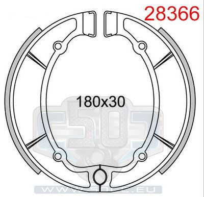 Bromsbackar Yamaha RD250/RD350 ac/lc Newfren
