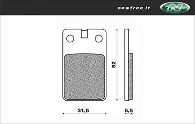 Bromsklossar Malaguti F12 / Crosser / Zundapp Newfren