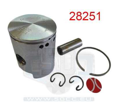 Kolvsats Zundapp 50cc 39mm A 4p Athena