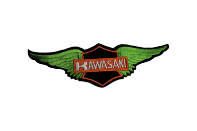 Tygmärke Kawasaki – Vinge – 32 cm
