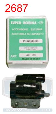 Tändspole Piaggio Vespa/Gilera/Peugeot 103 Eu.