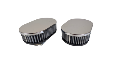 K&N FILTER,OVALA 2-1,43mm,krom