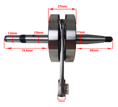Vevaxel / vevparti Zundapp 2/3/4 växel Alvars racing