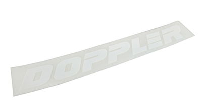 Sticker Doppler wit 11x1,8 cm
