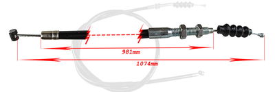 Kopplingswire Honda MTX50 AD04