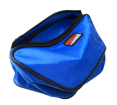 Famsa Endurotas – Blauw met zwarte randen