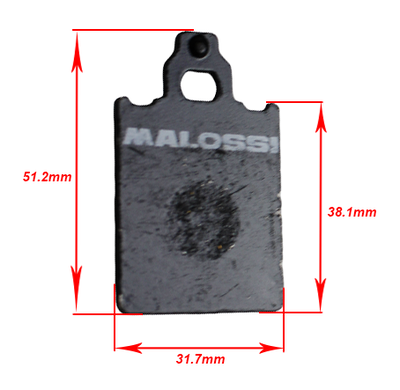 Fram bromsklossar Italjet Formula 50 94-96 Malossi