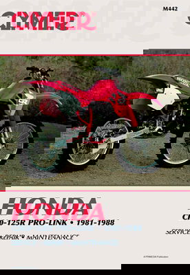 CLYMER Werkplaatshandboek Honda CR Offroad 1981–1988