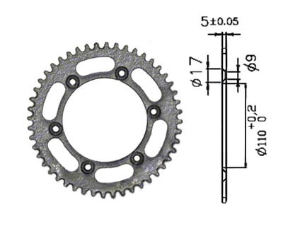 Bakdrev CPI SM /SX  Supercross 48T