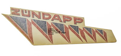 Dekal tank vänster Zundapp KS125 / GS125