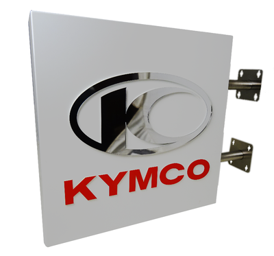 Kymco originaal dealer reklame bak 50x50x12cm