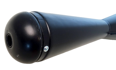 Uitlaat megafooon 32mm universeel zwart