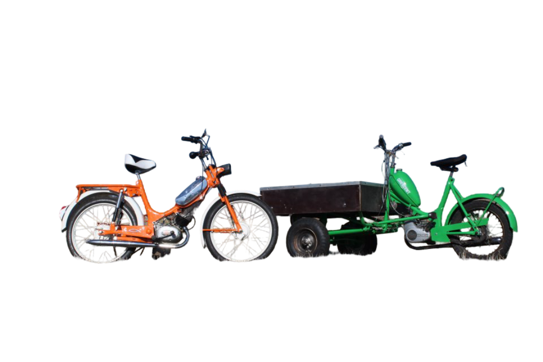 Flakmoped 1189 och Crescent Monark 1209