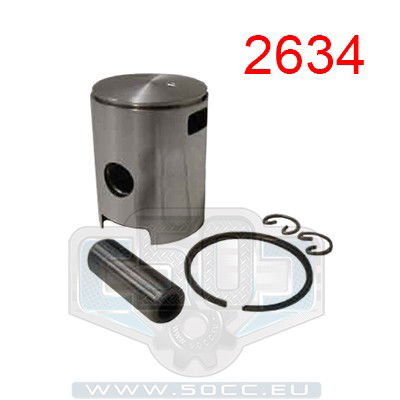 Kolvsats Zundapp 50 39Mm +Extra Hål