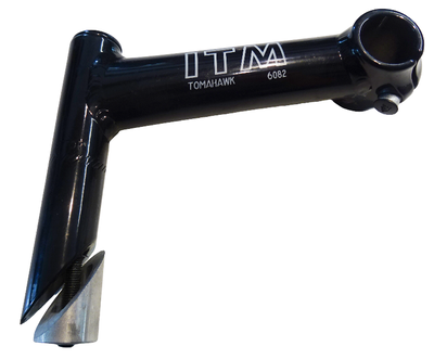 Stuurpen ITM Tomahawk 6082 zwart aluminium 25.4