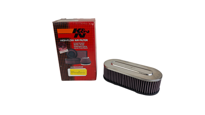 K&N FILTER,OVALT 2-1,52mm,krom