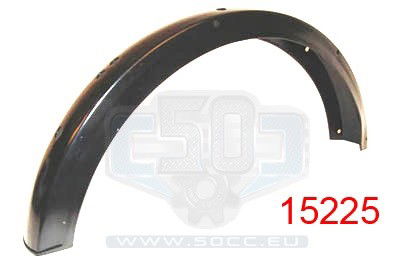 Bakskärm Tomos A3/A35 Svart