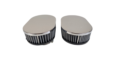 K&N FILTER,OVALA 2-1,43mm,krom