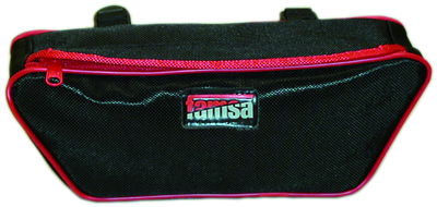 Enduroväska Famsa – Svart med röda kanter