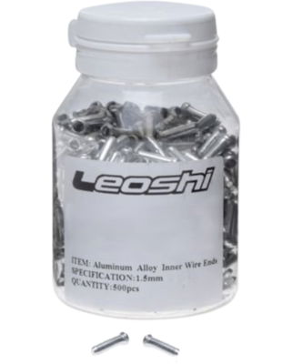 Ändhylsa vajer 1.5 mm 500 stycken