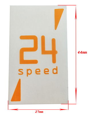Dekal Rex 24 speed orange