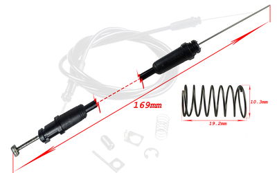 Växelkabel wire Shimano 3 vxl Positron kort 20-24 tum
