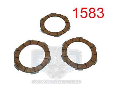 Koppelingplaat Set Piaggio  Vespa Pk50/90/125/Et3