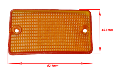 Knipperlicht glas richt achter Piaggio Vespa Pk50Xl/Automaat