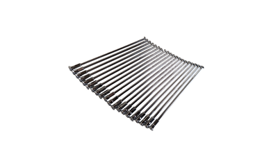 Kromade Ekrar med Nipplar (20 st) – 4,0 x 150 mm (Rak nippel)