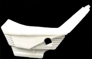 Sidokåpa Malaguti Fifty Höger 4G Vit