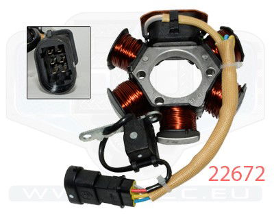Tändplatta/Stator Piaggio/Gilera Runner P/Zip Sp/Dna R